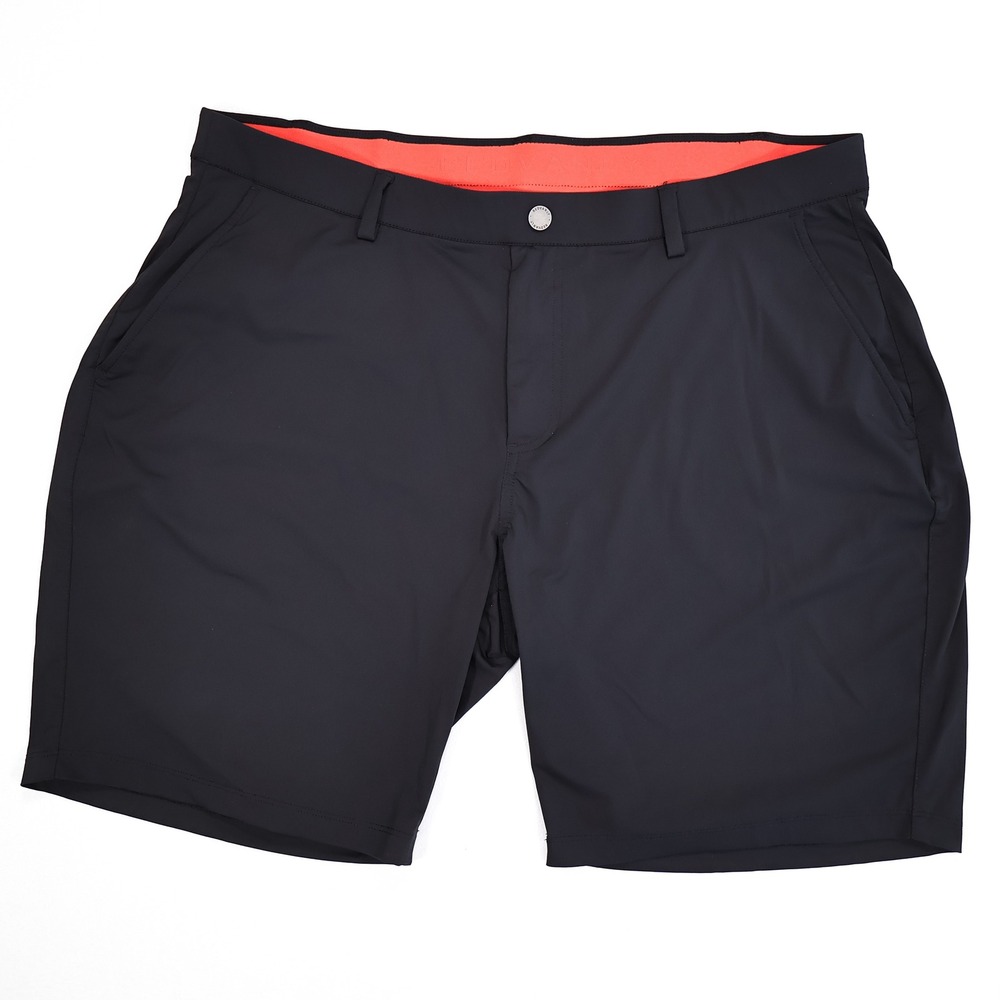 REDVANLY Mens XXL Black Hanover Pull On Performance Stretch Athletic Golf Shorts
